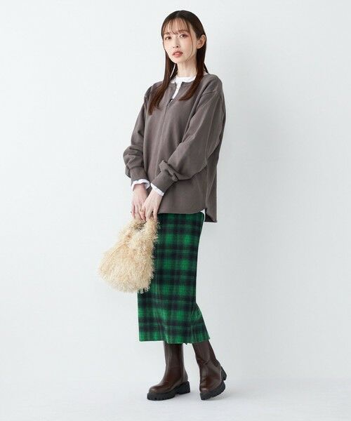 SHIPS / シップス カットソー | SHIPS Colors:〈手洗い可能〉USA 裏毛 スキッパー プルオーバー | 詳細8