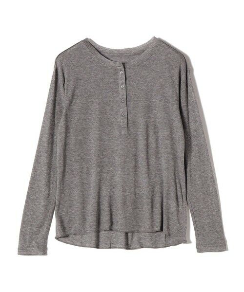 SHIPS / シップス カットソー（半袖以外） | SHIPS Colors:ウール混  天竺 ヘンリー ネック ロンT | 詳細2