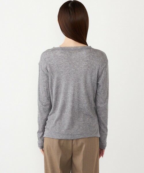 SHIPS / シップス カットソー（半袖以外） | SHIPS Colors:ウール混  天竺 ヘンリー ネック ロンT | 詳細6