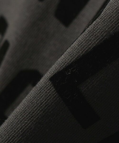 SHIPS / シップス Tシャツ | SHIPS Colors:〈洗濯機可能〉フロッキー プリント ロゴTシャツ（ロンT）◇ | 詳細11