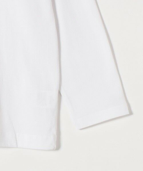 SHIPS / シップス Tシャツ | SHIPS Colors:〈洗濯機可能〉フロッキー プリント ロゴTシャツ（ロンT）◇ | 詳細15