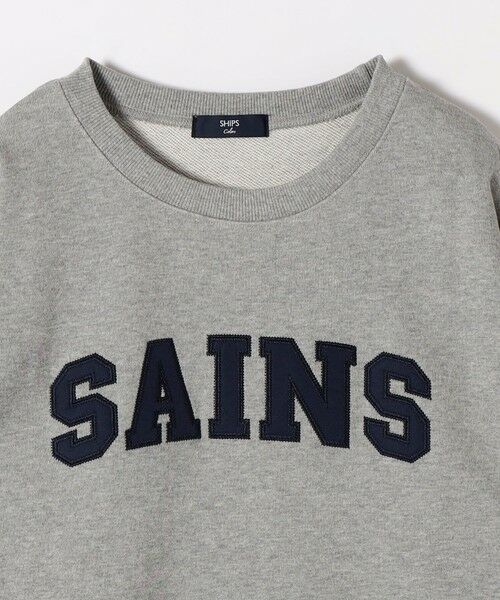 SHIPS / シップス スウェット | SHIPS Colors:〈手洗い可能〉ロゴ エンブロイダリー スウェット | 詳細3