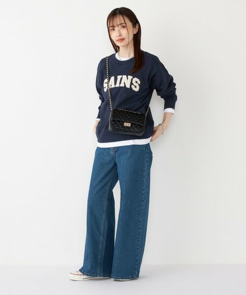 SHIPS / シップス スウェット | SHIPS Colors:〈手洗い可能〉ロゴ エンブロイダリー スウェット | 詳細25