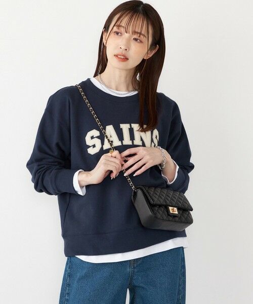 SHIPS / シップス スウェット | SHIPS Colors:〈手洗い可能〉ロゴ エンブロイダリー スウェット | 詳細27