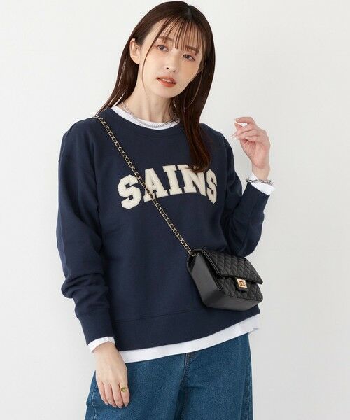 SHIPS / シップス スウェット | SHIPS Colors:〈手洗い可能〉ロゴ エンブロイダリー スウェット | 詳細28