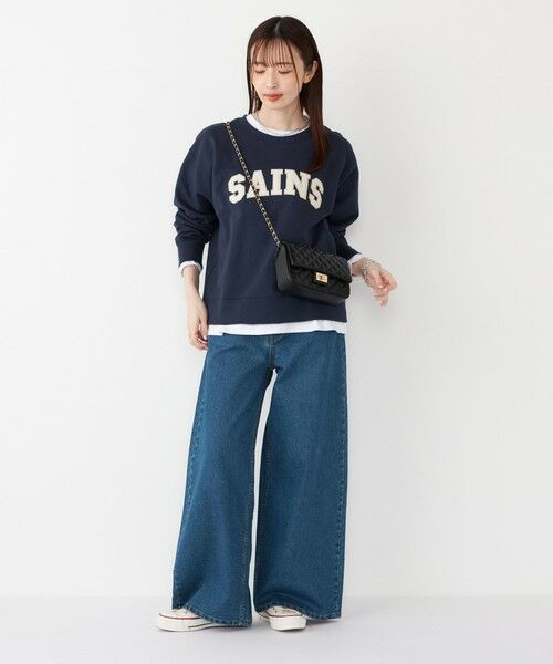 SHIPS / シップス スウェット | SHIPS Colors:〈手洗い可能〉ロゴ エンブロイダリー スウェット | 詳細29