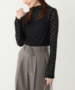 SHIPS / シップス カットソー（半袖以外） | SHIPS Colors:〈手洗い可能〉起毛レース インナートップス