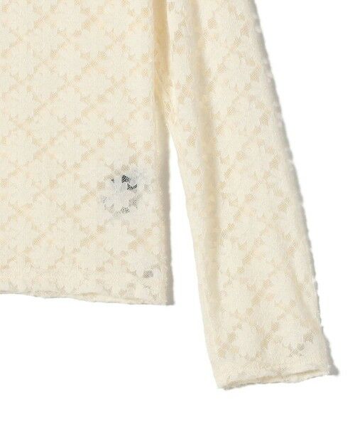 SHIPS / シップス カットソー（半袖以外） | SHIPS Colors:〈手洗い可能〉起毛レース インナートップス | 詳細3