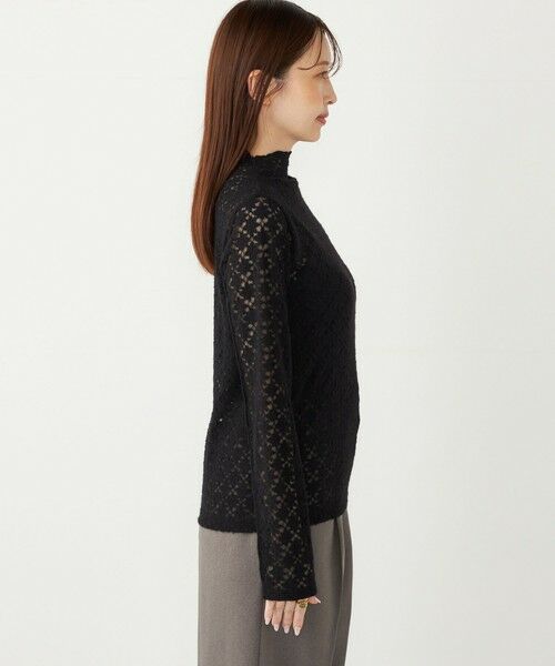 SHIPS / シップス カットソー（半袖以外） | SHIPS Colors:〈手洗い可能〉起毛レース インナートップス | 詳細11