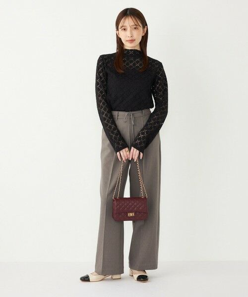 SHIPS / シップス カットソー（半袖以外） | SHIPS Colors:〈手洗い可能〉起毛レース インナートップス | 詳細15