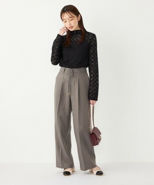 SHIPS / シップス カットソー（半袖以外） | SHIPS Colors:〈手洗い可能〉起毛レース インナートップス | 詳細17