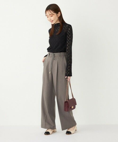 SHIPS / シップス カットソー（半袖以外） | SHIPS Colors:〈手洗い可能〉起毛レース インナートップス | 詳細18