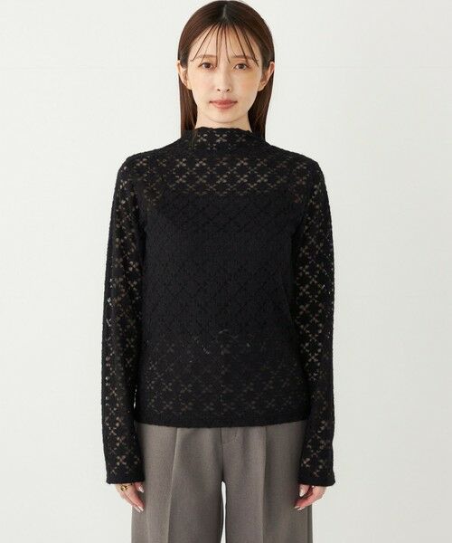 SHIPS / シップス カットソー（半袖以外） | SHIPS Colors:〈手洗い可能〉起毛レース インナートップス | 詳細8