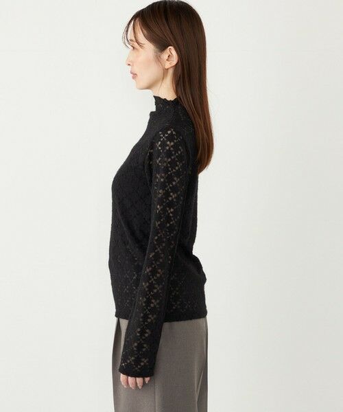 SHIPS / シップス カットソー（半袖以外） | SHIPS Colors:〈手洗い可能〉起毛レース インナートップス | 詳細9