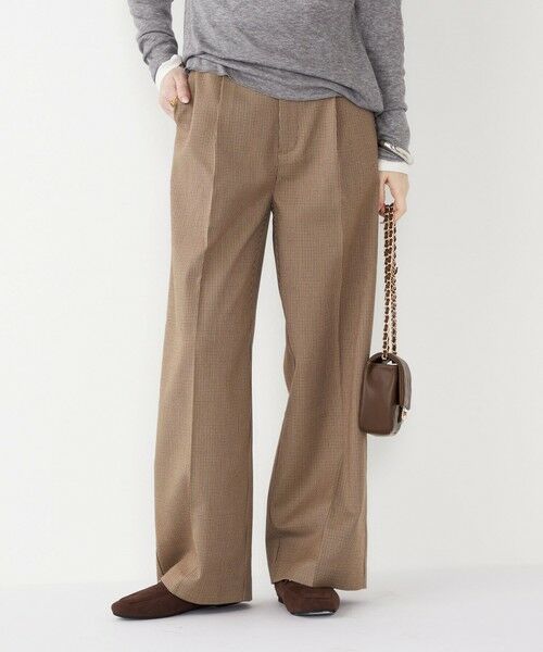 SHIPS / シップス その他パンツ | SHIPS Colors:〈洗濯機可能〉裏起毛 チェック ワイド パンツ | 詳細10