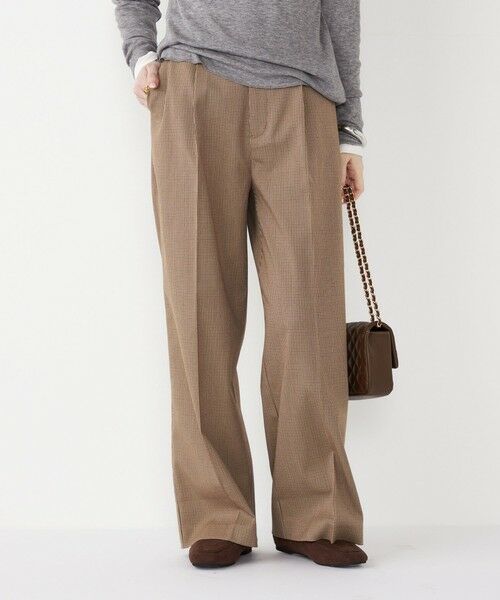 SHIPS / シップス その他パンツ | SHIPS Colors:〈洗濯機可能〉裏起毛 チェック ワイド パンツ | 詳細11