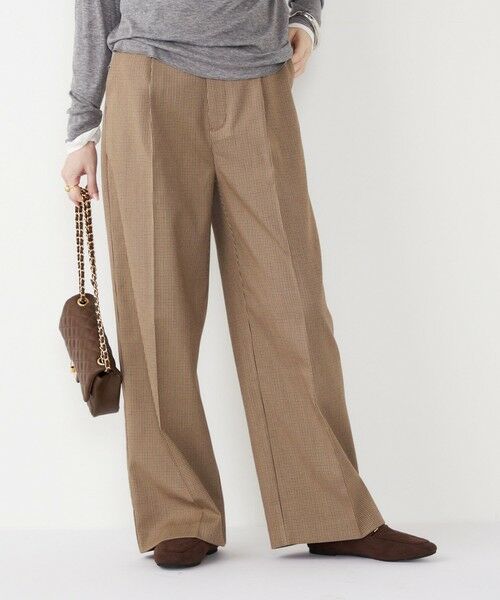 SHIPS / シップス その他パンツ | SHIPS Colors:〈洗濯機可能〉裏起毛 チェック ワイド パンツ | 詳細12