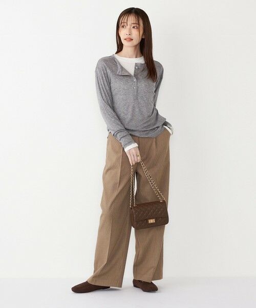 SHIPS / シップス その他パンツ | SHIPS Colors:〈洗濯機可能〉裏起毛 チェック ワイド パンツ | 詳細14