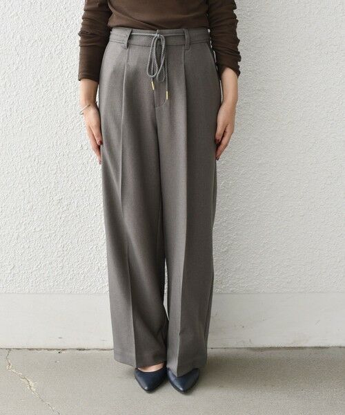 SHIPS / シップス その他パンツ | SHIPS Colors:〈手洗い可能〉ウールライクイージーワイドパンツ2（セットアップ対応可能）◇ | 詳細12