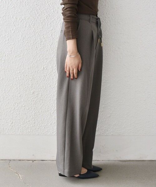 SHIPS / シップス その他パンツ | SHIPS Colors:〈手洗い可能〉ウールライクイージーワイドパンツ2（セットアップ対応可能）◇ | 詳細15