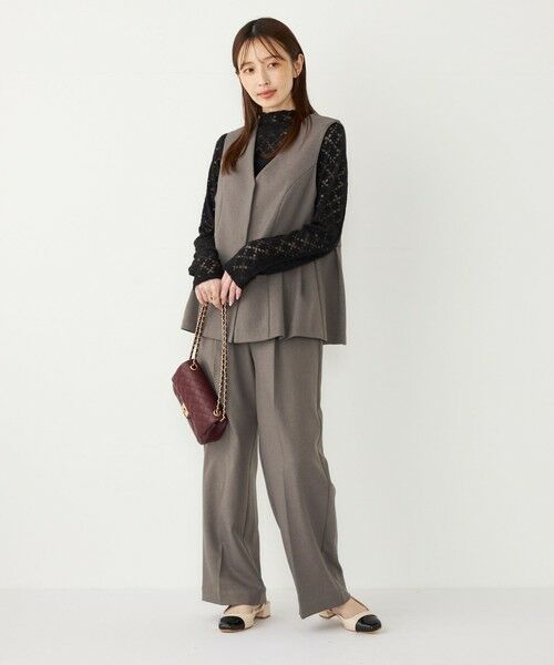 SHIPS / シップス その他パンツ | SHIPS Colors:〈手洗い可能〉ウールライクイージーワイドパンツ2（セットアップ対応可能）◇ | 詳細18