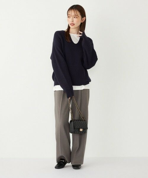 SHIPS / シップス その他パンツ | SHIPS Colors:〈手洗い可能〉ウールライクイージーワイドパンツ2（セットアップ対応可能）◇ | 詳細19