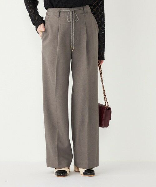 SHIPS / シップス その他パンツ | SHIPS Colors:〈手洗い可能〉ウールライクイージーワイドパンツ2（セットアップ対応可能）◇ | 詳細22