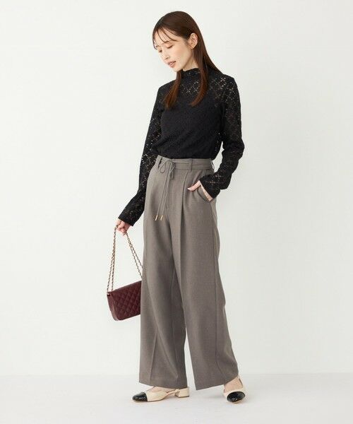 SHIPS / シップス その他パンツ | SHIPS Colors:〈手洗い可能〉ウールライクイージーワイドパンツ2（セットアップ対応可能）◇ | 詳細24