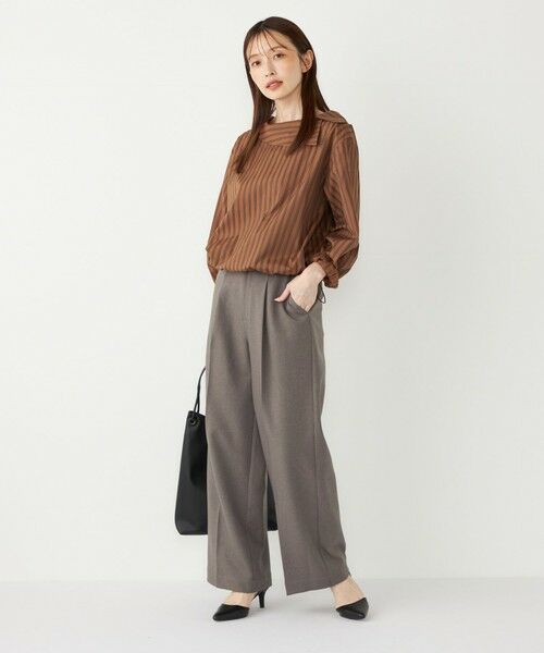 SHIPS / シップス その他パンツ | SHIPS Colors:〈手洗い可能〉ウールライクイージーワイドパンツ2（セットアップ対応可能）◇ | 詳細28