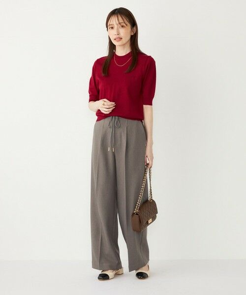 SHIPS / シップス その他パンツ | SHIPS Colors:〈手洗い可能〉ウールライクイージーワイドパンツ2（セットアップ対応可能）◇ | 詳細30