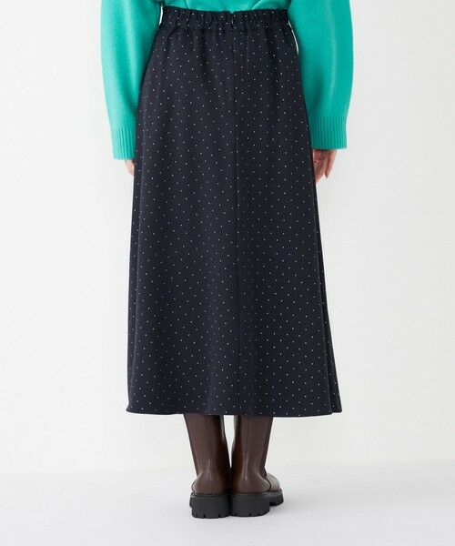 SHIPS / シップス ロング・マキシ丈スカート | SHIPS Colors:〈手洗い可能〉グリッタードット フレアスカート | 詳細14