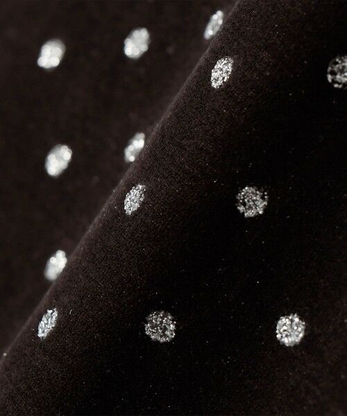 SHIPS / シップス ロング・マキシ丈スカート | SHIPS Colors:〈手洗い可能〉グリッタープリント ポリエステルベロア フレアスカート | 詳細9