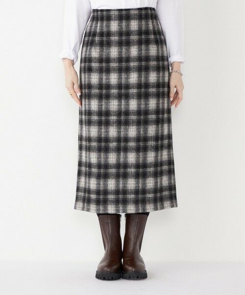 SHIPS / シップス ロング・マキシ丈スカート | SHIPS Colors:起毛 チェック タイトスカート◇ | 詳細11