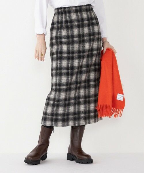 SHIPS / シップス ロング・マキシ丈スカート | SHIPS Colors:起毛 チェック タイトスカート◇ | 詳細16
