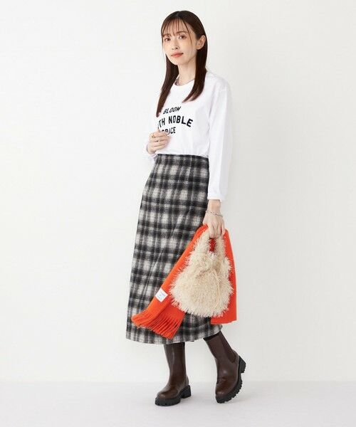 SHIPS / シップス ロング・マキシ丈スカート | SHIPS Colors:起毛 チェック タイトスカート◇ | 詳細18