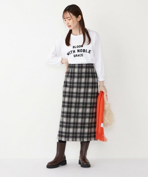 SHIPS / シップス ロング・マキシ丈スカート | SHIPS Colors:起毛 チェック タイトスカート◇ | 詳細19