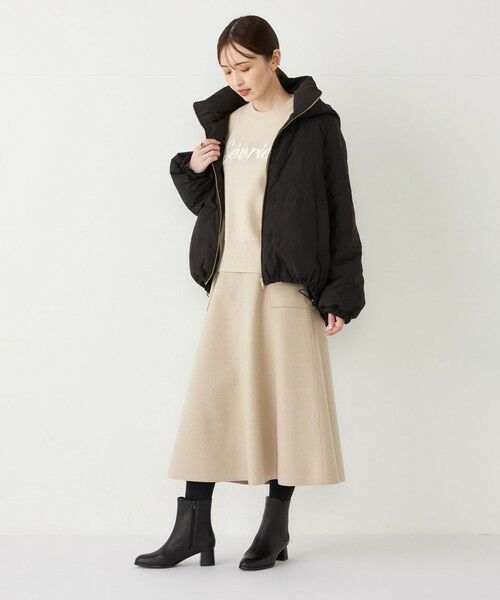 SHIPS / シップス ロング・マキシ丈スカート | SHIPS Colors:〈手洗い可能〉ジャージーメルトン ポケット フレアスカート | 詳細11