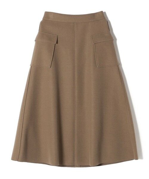 SHIPS / シップス ロング・マキシ丈スカート | SHIPS Colors:〈手洗い可能〉ジャージーメルトン ポケット フレアスカート | 詳細12