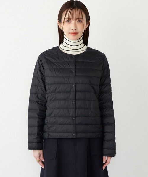 SHIPS / シップス ダウンジャケット・ベスト | SHIPS Colors:〈洗濯機可能・撥水〉ノーカラー ライト ダウン ジャケット | 詳細4