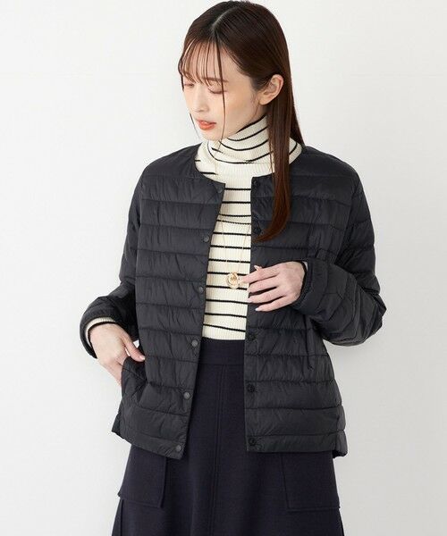 SHIPS / シップス ダウンジャケット・ベスト | SHIPS Colors:〈洗濯機可能・撥水〉ノーカラー ライト ダウン ジャケット | 詳細10