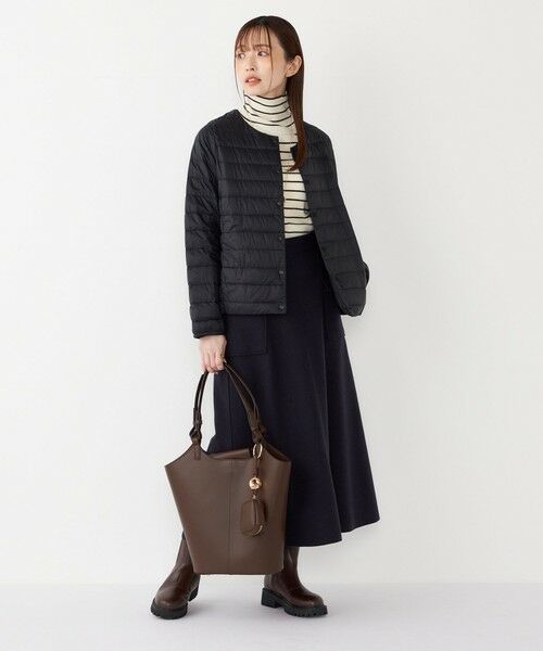 SHIPS / シップス ダウンジャケット・ベスト | SHIPS Colors:〈洗濯機可能・撥水〉ノーカラー ライト ダウン ジャケット | 詳細13