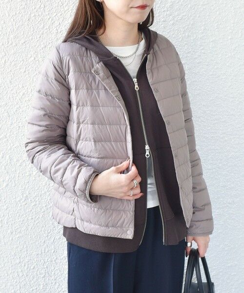 SHIPS / シップス ダウンジャケット・ベスト | SHIPS Colors:〈洗濯機可能・撥水〉ノーカラー ライト ダウン ジャケット | 詳細25