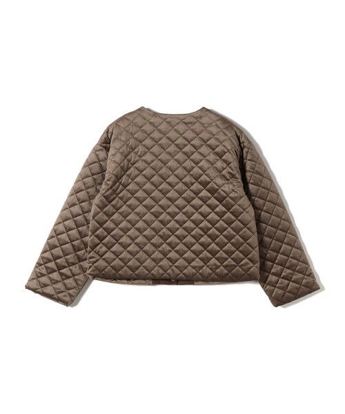 SHIPS / シップス その他アウター | SHIPS Colors:ポリエステルベロア ノーカラー キルティング ジャケット | 詳細17