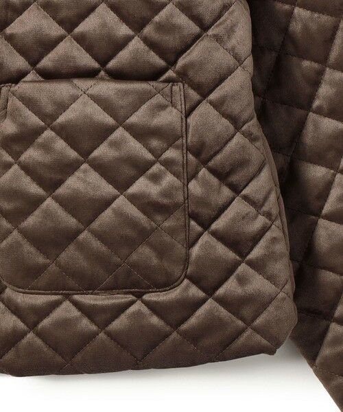 SHIPS / シップス その他アウター | SHIPS Colors:ポリエステルベロア ノーカラー キルティング ジャケット | 詳細22