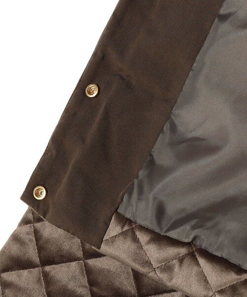 SHIPS / シップス その他アウター | SHIPS Colors:ポリエステルベロア ノーカラー キルティング ジャケット | 詳細23