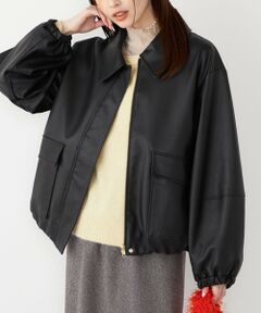 SHIPS / シップス レザーブルゾン・ジャケット | SHIPS Colors:バイカー ジャケット