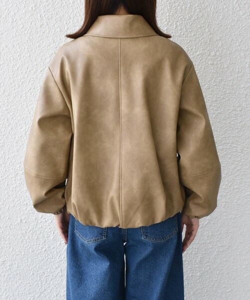 SHIPS / シップス レザーブルゾン・ジャケット | SHIPS Colors:バイカー ジャケット | 詳細23