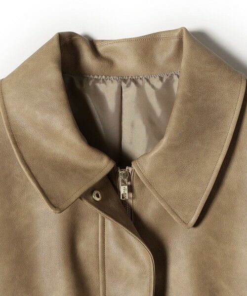 SHIPS / シップス レザーブルゾン・ジャケット | SHIPS Colors:バイカー ジャケット | 詳細14