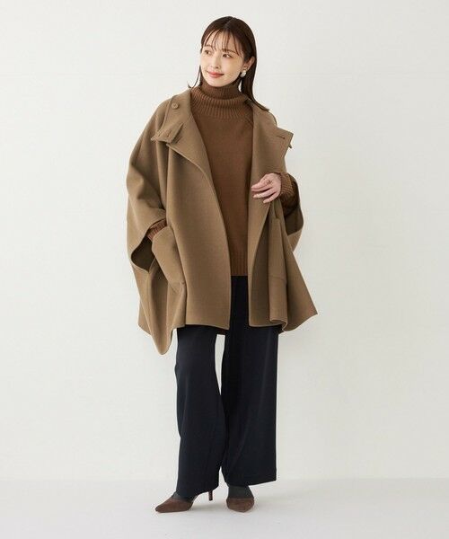 SHIPS / シップス ポンチョ | SHIPS Colors:〈手洗い可能〉ジャージー メルトン ポンチョ◇ | 詳細10