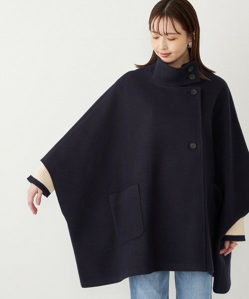 SHIPS / シップス ポンチョ | SHIPS Colors:〈手洗い可能〉ジャージー メルトン ポンチョ◇ | 詳細23